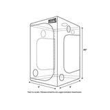 Baüx Industries Grow Kit 3'X3'X80"