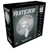 Hurricane® Supreme Oscillating Wall Mount Fan 18 in