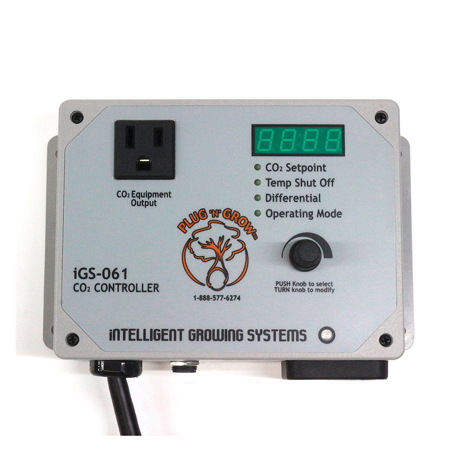CO2 CONTROLLER W / HIGH TEMP SHUT OFF City Garden Supply