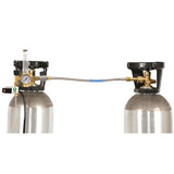 Titan Controls® CO2 Two Tank Regulator System with Shutoff Valves