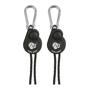 Sun Grip® Push Button Light Hangers 1/8 in - Black