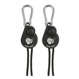 Sun Grip® Push Button Light Hangers 1/8 in - Black