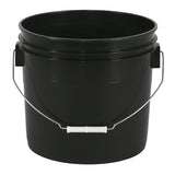 Black Plastic Buckets