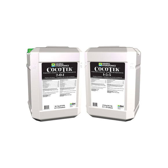 General Hydroponics® CocoTek® Professional Bloom A 2 - 0 - 1 & B 1 - 5 - 5