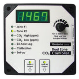 Grozone Control CO2D 0-5000 PPM Dual Zone CO2 Controller