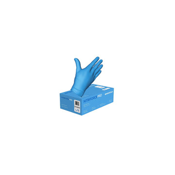 NITRIFORCE PRO BLUE NITRILE GLOVES 6ML 100PK