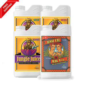 Advanced Nutrients Jungle Juice Grow, Micro, Bloom  + Sensi Cal-Mag 1L