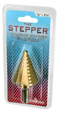 The Stepper Titanium Step Drill Bit, 1/4" to 1 3/8"