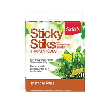 Safer's® Sticky Stiks Fungus Gnat Traps