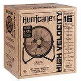 Hurricane® Pro Heavy Duty Orbital Wall / Floor Fan 16 In